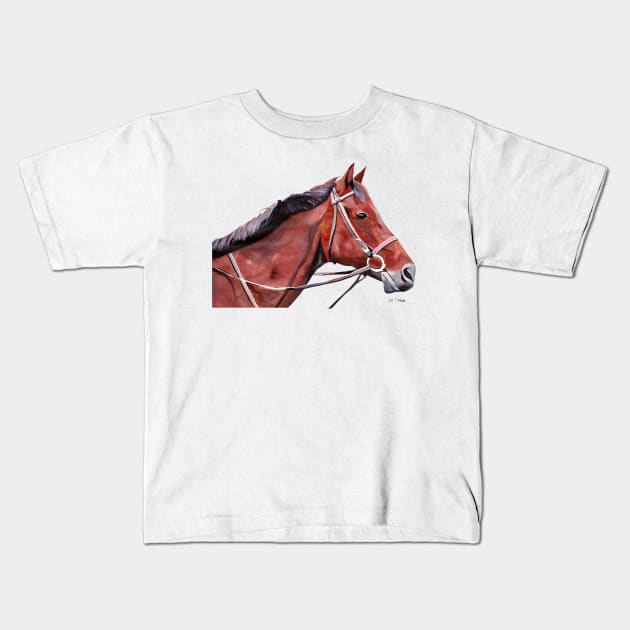 Horse Kids T-Shirt by lucafon18